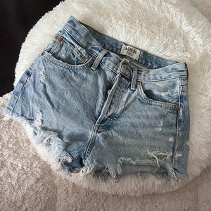 AGOLDE high waisted Jean shorts